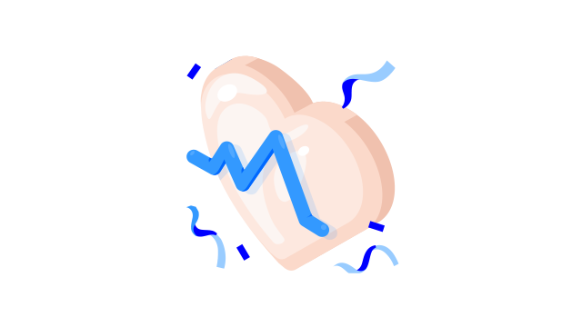 Financial pulse icon - small